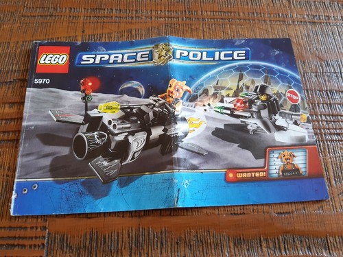 Lego space police notice plan - police,