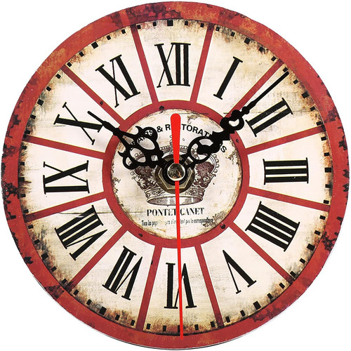 Horloge murale ronde - horloge,
