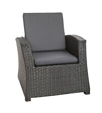 Coussins de chaise en résine tressée de fauteuil rotin taie d'oreiller amovible