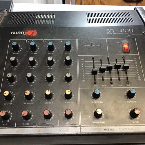 Sunn 4100 sound - sunn,