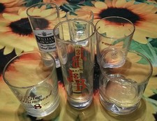 Lot 6 verres Publicitaires à Whisky Différents ABERLOUR GLEN DRUMMOND J&B ...