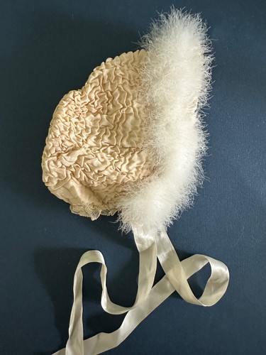 Superbe bonnet ancien - , bébé