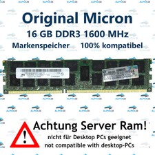 16 Go RDIMM ECC DDR3-1600