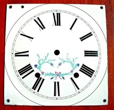 Cadran émail carré horloge