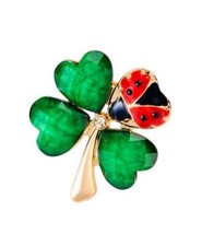 Broche bijou trèfle a quatre