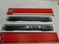 1/87 HO LOT WAGONS VOYAGEURS JOUEF CFF 5783 5782 UIC