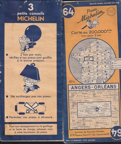 Carte michelin 64 - michelin, n°64