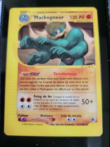 Carte pokémon mackogneur - pokémon,