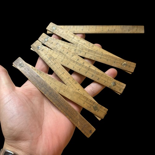 Ancienne règle pliante - pliante, en
