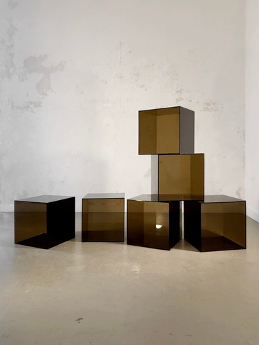 1970 cubes etagere plexiglas - 1970, 6