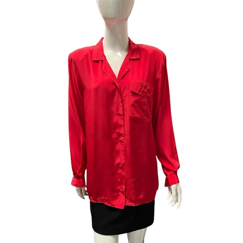 Chemisier rouge vintage - rouge,