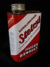 bidon huile ancien Renault