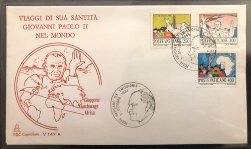 Fdc vatican pope john - fdc,, vatican,
