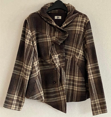Veste courte laine soie - courte, et