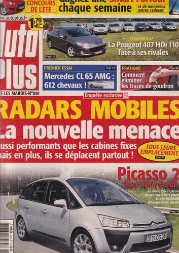 Auto plus 830 - peugeot, 407
