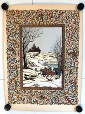 JEAN GRADASSI – ESTAMPE ORIGINALE – LA CHASSE AUX LOUPS – TRÈS RARE - 1963