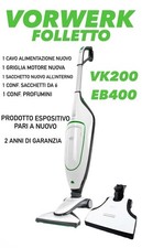 Aspirateur Vorwerk Folletto vk 200 Complet Stromdüsen EB400 HD60 Accessoires