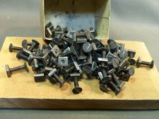Lot de boulons tete fraise et écrou ancien stock de quincaillerie 6x25 45 pièces