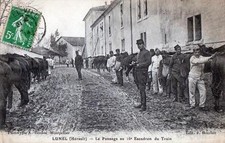 CPA 34 LUNEL LE PANSAGE AU 16e