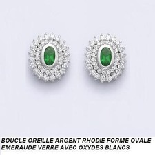 Dolly-Bijoux Bo Rhodié Ovale