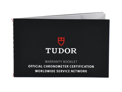 Tudor warranty booklet - warranty,