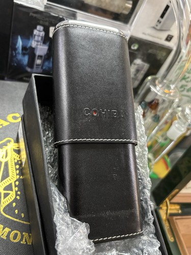 Cohiba black leather cigar - cohiba,