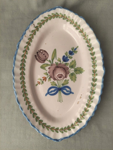 Ancien plat faience - ancien, en