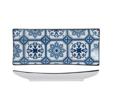 H&h Plat Rectangulaire Blue
