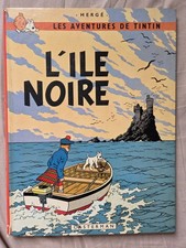 BD Tintin L'ÎLE NOIRE Hergé