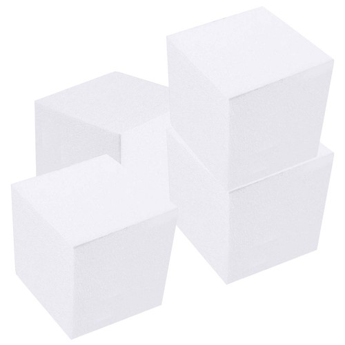 4pcs craft mousse cube carré - ,