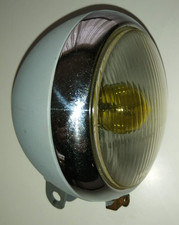 ancien phare de moto modèle C E V 105 ( gris )