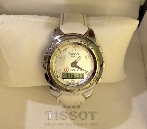 Tissot touch white watch - touch,