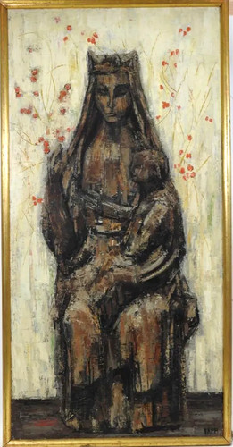Sainte vierge marie signé - sainte, g
