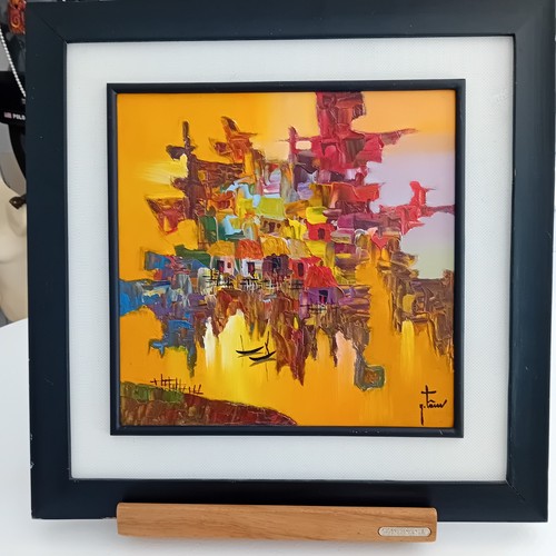 Peinture abstraite acrylique - ,