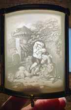 Rareté LITHOPHANIE porcelaine