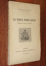 Henri-François Buffet LE VIEUX PORT-LOUIS 1938 ENVOI histoire Morbihan Lorient