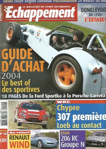 Echappement 442 donkervoort - echappement, n°442