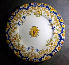 Assiette murale Vieux Rouen