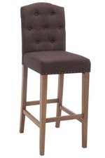 Tabouret de bar Louise tissu