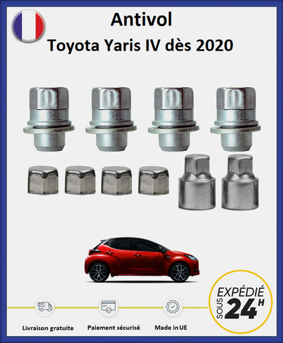 Ecrous antivol roues - ecrous,