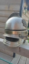Vintage Set Alcool Casque Adrian Français A Cimier Ww1 Ou WW2 Ou Pompier