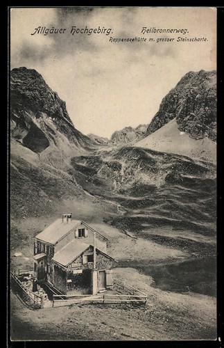 Carte postale rappenseehütte - carte,