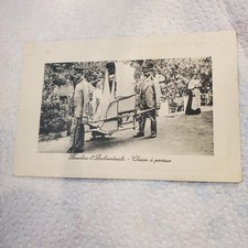 CPA- Bourbon l'Archambault - Chaise porteur