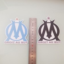 2 stickers OM en cercle de 10