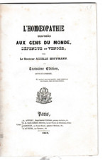 HOFFMANN - L'HOMOEOPATHIE