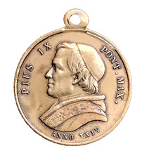 Médaille du Vatican Pius IX Pont Max Anno XXIV Concilium Oecumenicum 1869