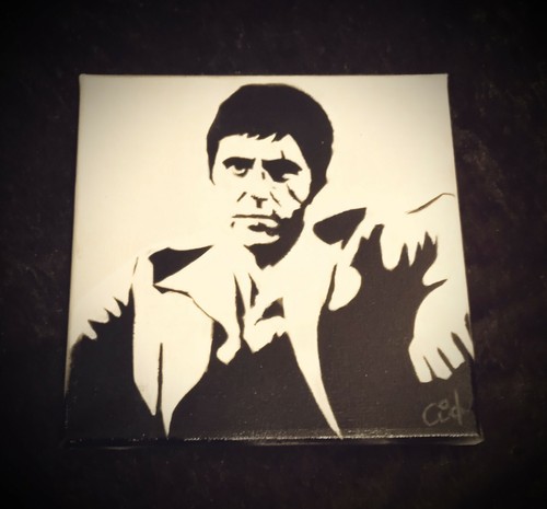 Spray art toile 20x20 - art,