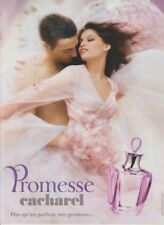 Publicité papier - advertising paper - Promesse de Cacharel