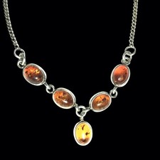 Superbe  collier  Argent Et