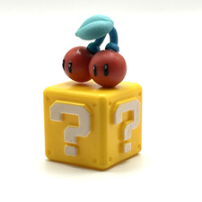 Super Mario Super Double Cherry mini Figurine Chocolate Egg Nintendo Furuta F/S